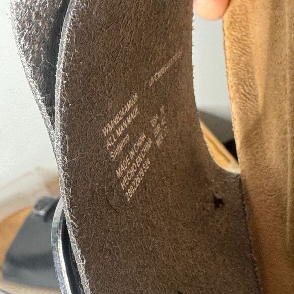 No Boundaries women sandals size 10 new never worn black in color - Picture 4 of 4